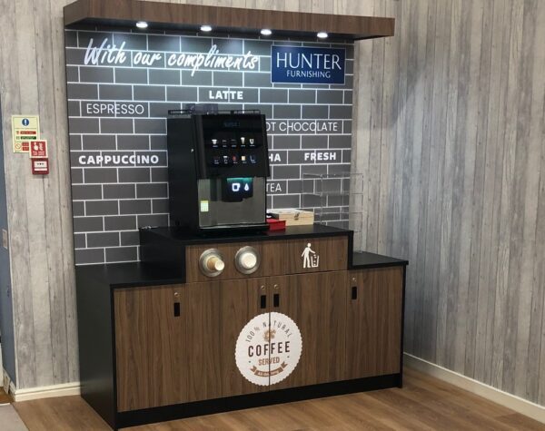 Coffee Pod Station - Coffee Pod Cabinet - Norscott Vending